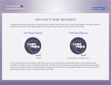 Tablet Screenshot of pearltreatments.ie